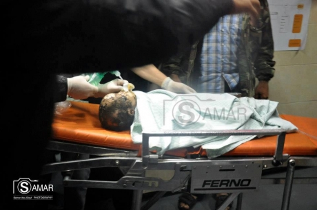 Click on image to see full-sized version Child Killed By Israeli Shells