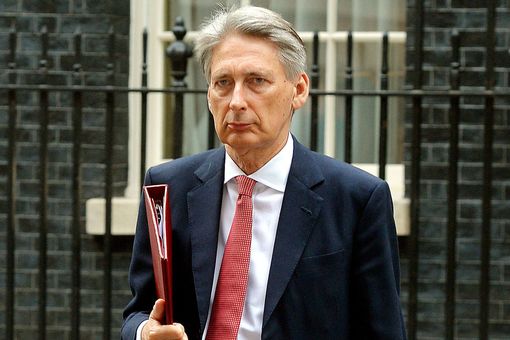 Response: Philip Hammond in Downing Street Philip Hammond in Downing Street