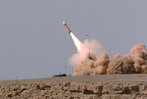 Defence: A Patriot missile being launched