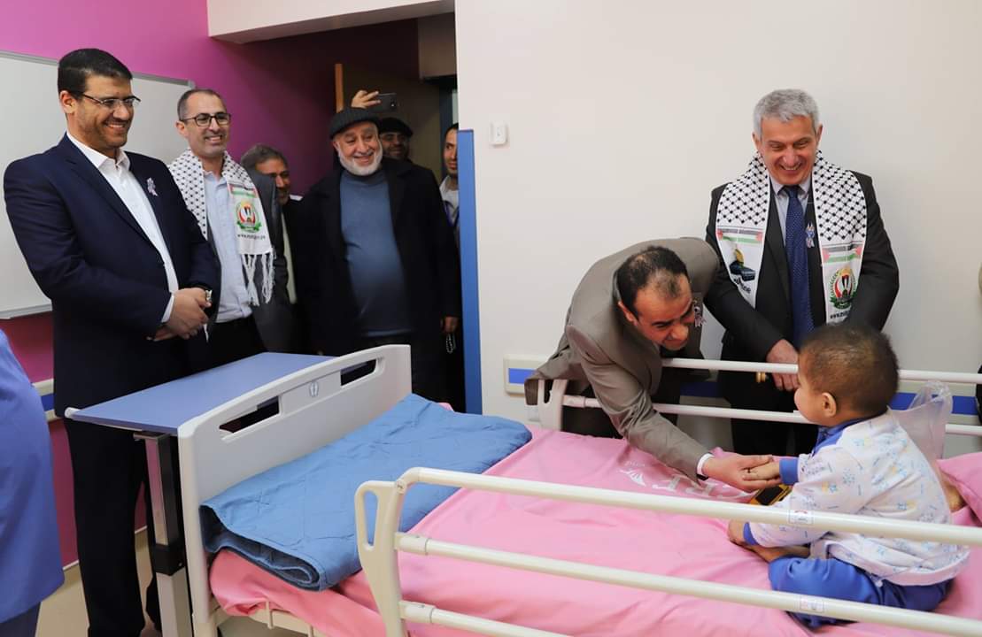 Inauguration of Cancer Ward in Gaza donated by US Charity